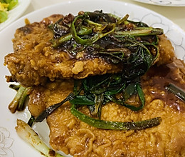 葱烤大排的做法