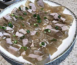 猪皮冻肉的做法