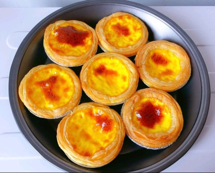 家庭版无淡奶油蛋挞的做法