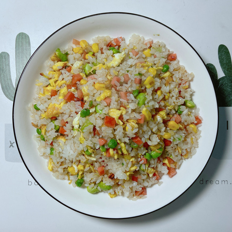 高颜值【蛋炒饭】的做法