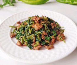 辣孜鸡炒空心菜的做法