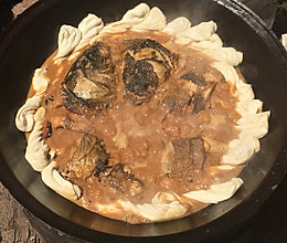 大锅熬鱼沾卷子的做法