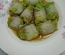 白菜包肉的做法