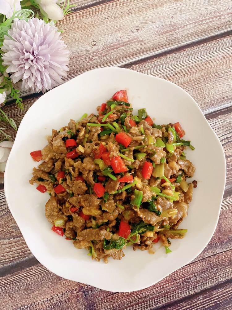 小炒黄牛肉的做法