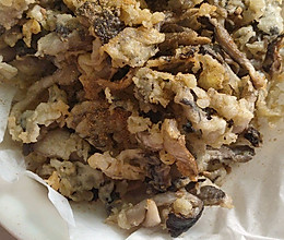 油炸椒盐蘑菇的做法