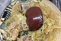 东北炖酸菜的做法