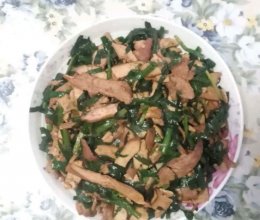 韭菜香干的做法