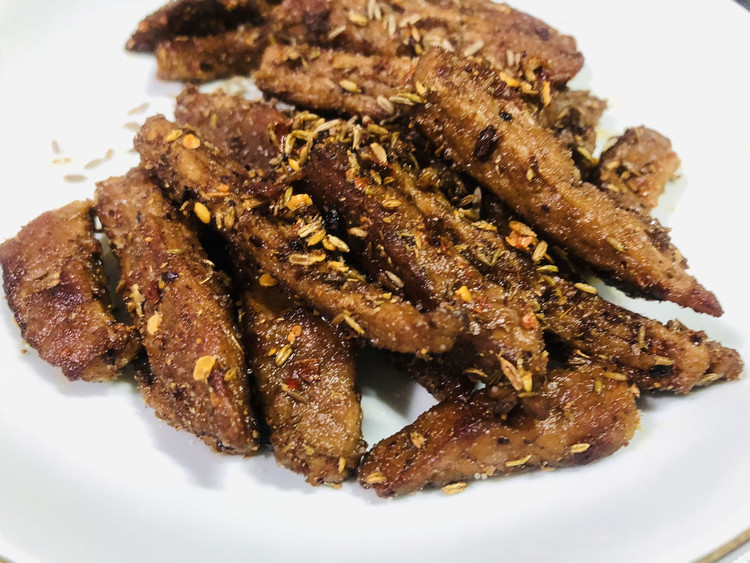 香辣牛肉干的做法