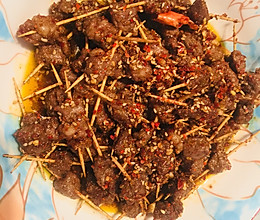 牙签牛肉的做法