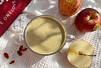 #皇后红玫瑰花式做法#苹果香蕉奶昔的做法