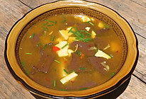 猪血豆腐汤的做法