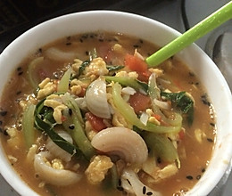 蔬菜面汤的做法