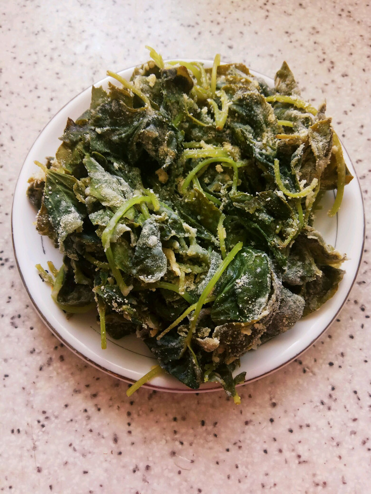 蒸地瓜叶的做法