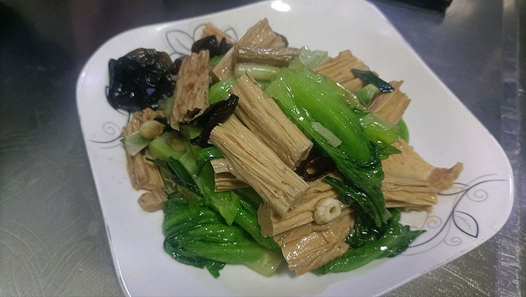 清炒腐竹的做法