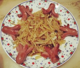 酸辣土豆丝的做法