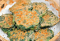 菠菜蛋饼的做法