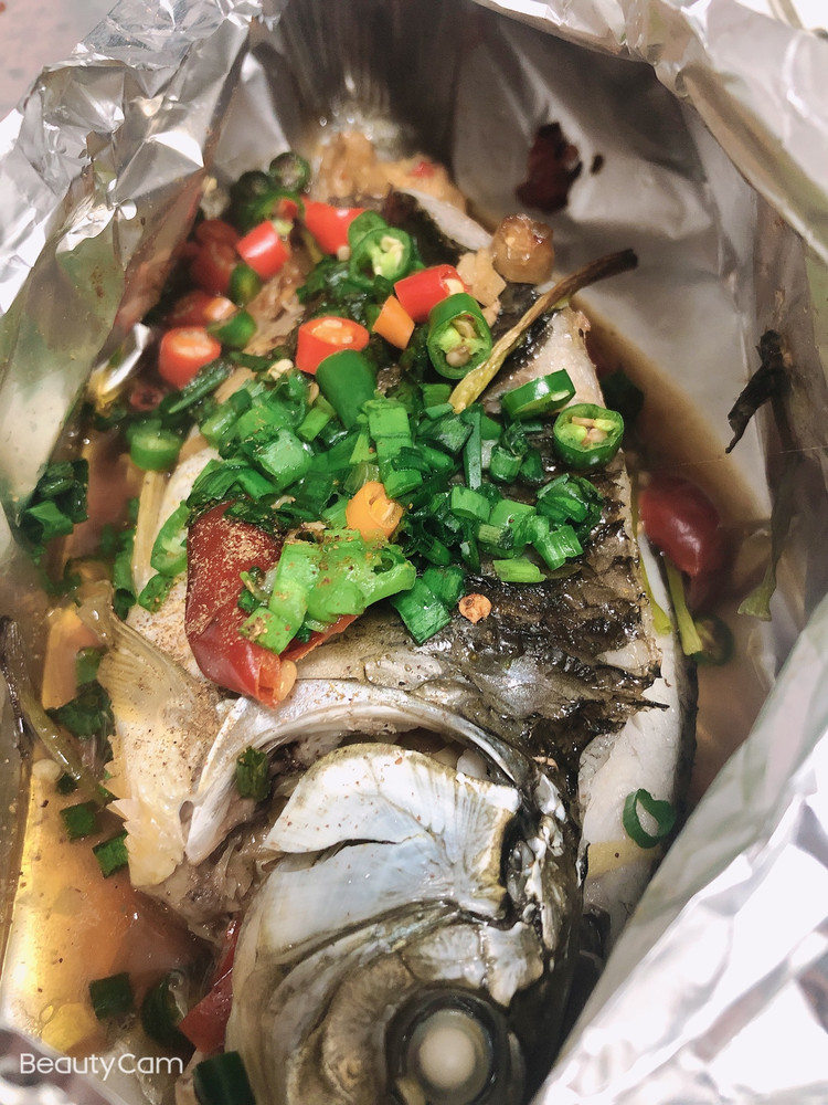 锡纸烤鲫鱼的做法