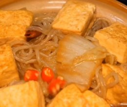 白菜炖豆腐粉条的做法