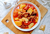 #我们约饭吧#软糯鲜香的番茄土豆炖牛腩的做法