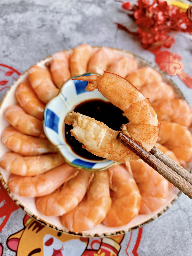白灼大虾的做法