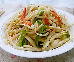 清炒茭白丝的做法