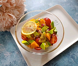 牛油果芒果番茄沙拉#节后清肠大作战#的做法