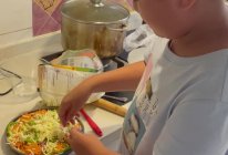 #奈特兰草饲营养美味#火腿田园风光披萨的做法