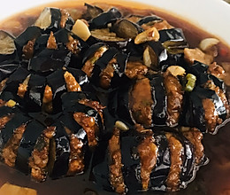 茄子酿肉的做法