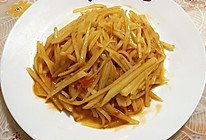 西红柿炒土豆丝#我要上首页清爽家常菜#的做法