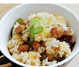 豆角土豆焖饭的做法