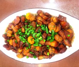 红烧板栗五花肉！超好吃！的做法