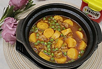#暖冬酱在手，嗨吃部队锅#虾仁豆腐煲的做法