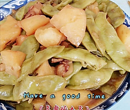 #夏日消暑，非它莫属#豆角炖土豆的做法