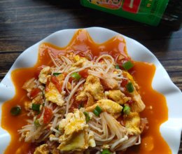 #东古525掌勺节#西红柿针菇炒鸡蛋的做法