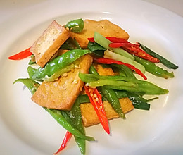 尖椒老豆腐的做法