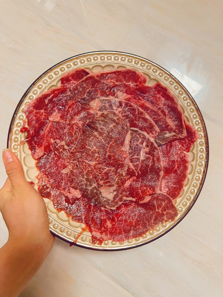 煎牛肉片的做法