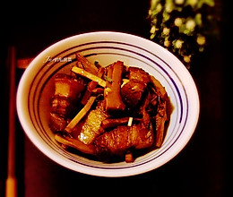 水笋烧肉的做法