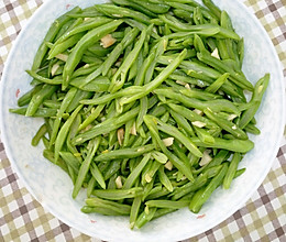 清炒扁豆的做法