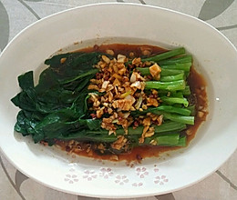 蚝油油菜的做法