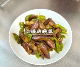 茄子炒辣椒的做法