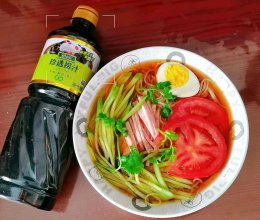 #珍选捞汁 健康轻食季#用捞汁做朝鲜冷面简单味正的做法