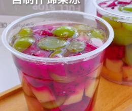 三色水果 什锦果冻的做法