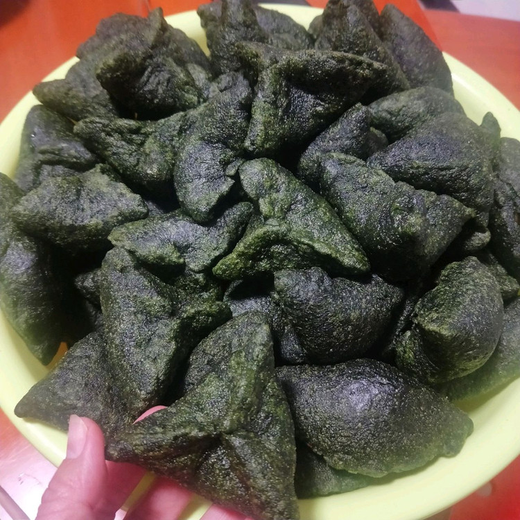 艾叶粑粑的做法