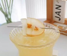 秋梨桂花乌龙茶的做法