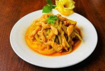 #肉食主义#莴笋炒肉丝的做法