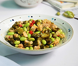 #今天吃什么#咸菜毛豆炒肉的做法