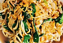快手菜之黄豆芽炒韭菜的做法