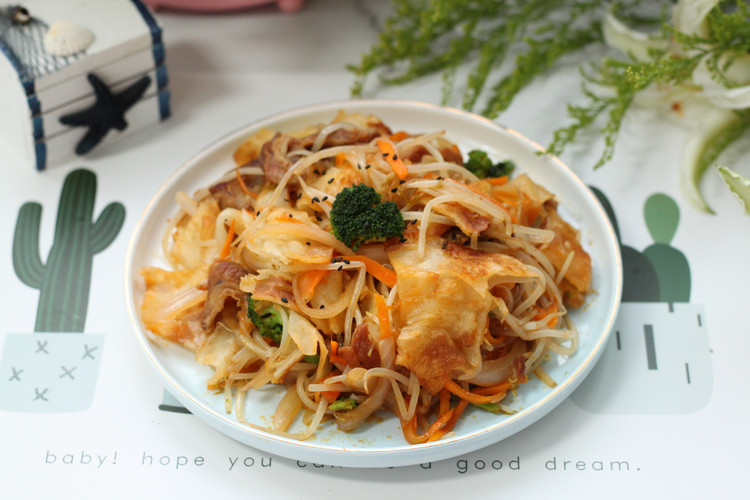 蔬菜炒饼的做法