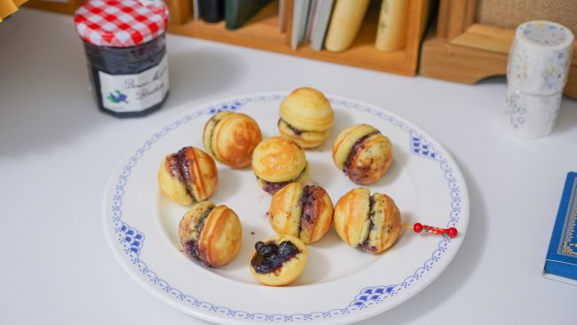 #蓓妮妈妈美味#蓝莓果酱小蛋糕的做法