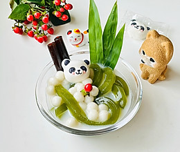 #夏日多巴胺饮品#小熊冰粉丸子饮品的做法